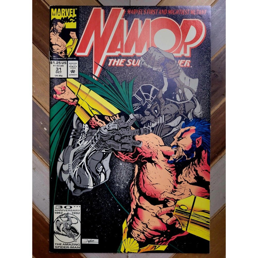 Namor, Sub-Mariner #31 VF- (Marvel 1992) Doctor Doom! Jae Lee Cover & John Byrne